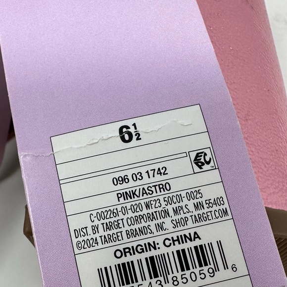 Wild Fable Women's Metallic Pink Chunky Block High Heel Sandals Memory Foam - Picture 13 of 13